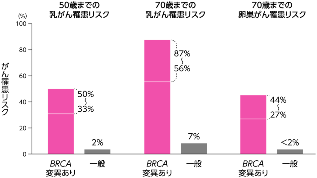 遺伝性乳がんおよび卵巣がん症候群のリスクにさらされているのは誰ですか?