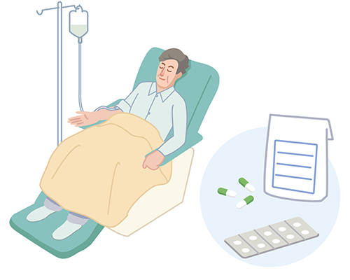 薬物療法のイラスト