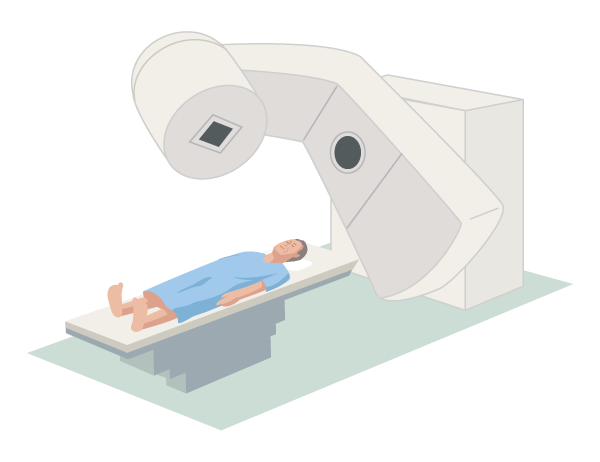 放射線療法のイラスト